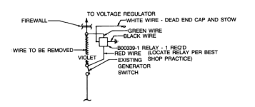 Lamar B00339-1 overvoltage relay snip from Beechcraft SI 1062.png