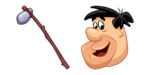 Fred Flintstone and rock.png